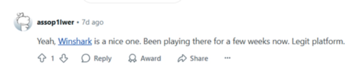 Player Comment